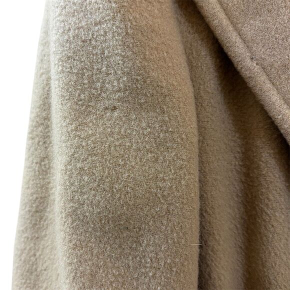 Portrait Vintage Wrap Coat Tan Wool Blend Made in the USA - Picture 11 of 12